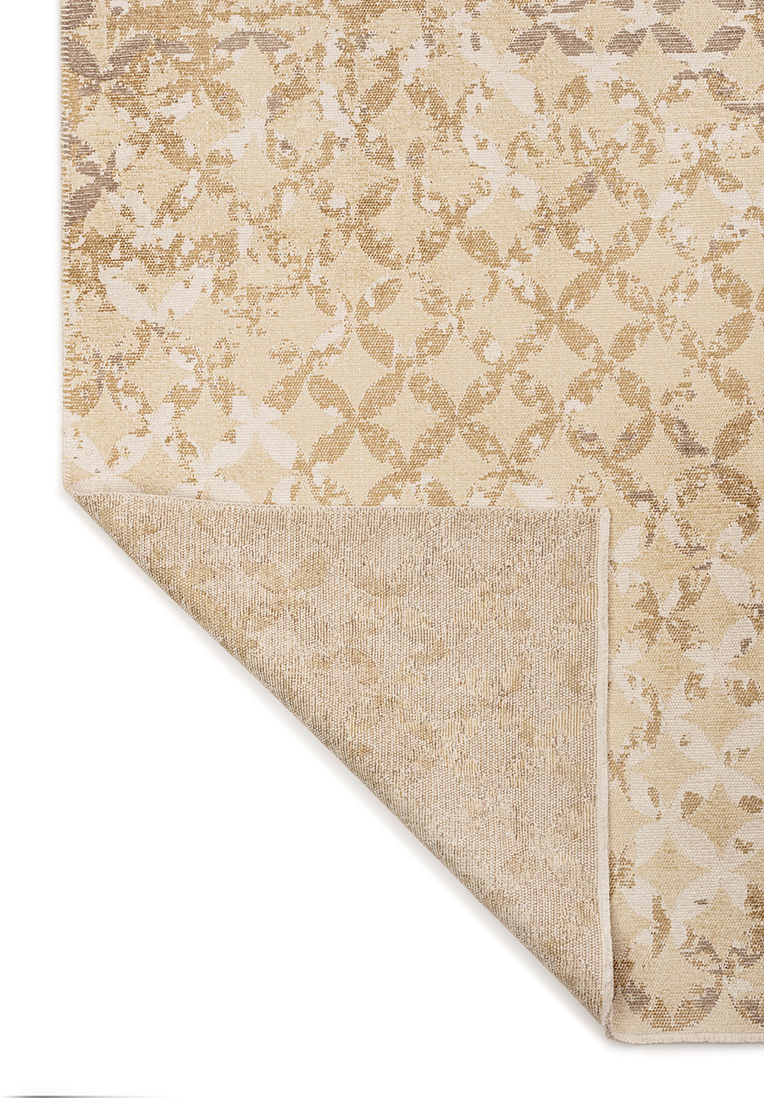 LILY NOUGAT - DARK BEIGE - CREAM - ECRU RUG - 3