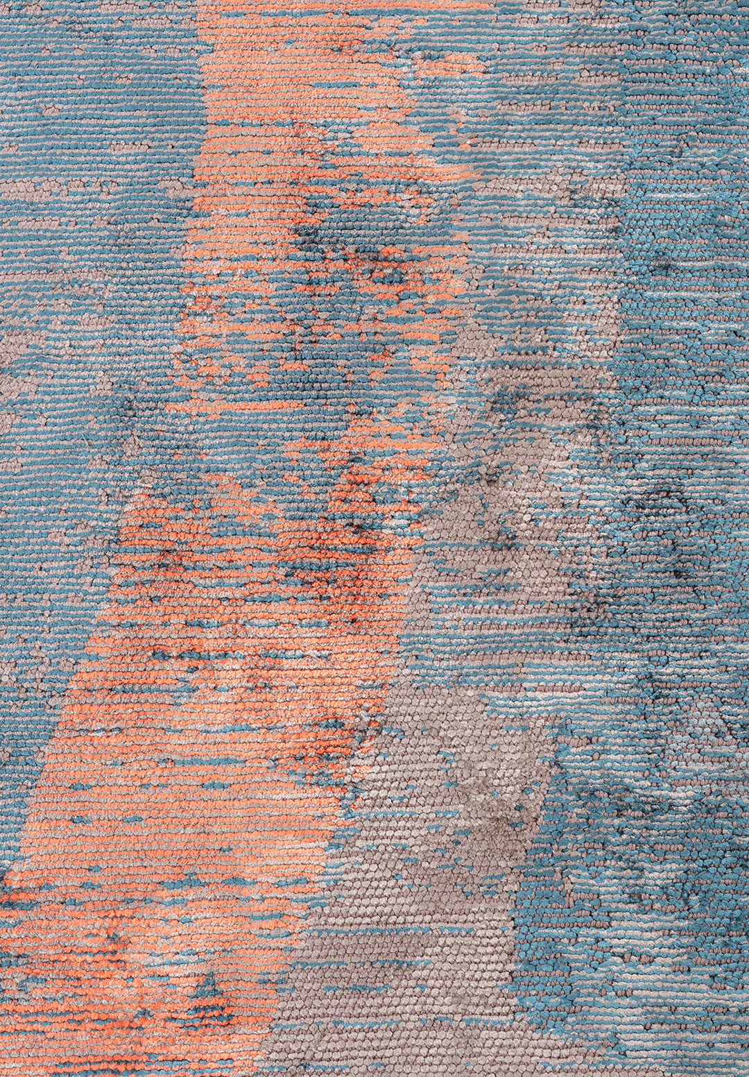 BLISS DARK GREY - PETROL - BLUE - CORAL RUG - 5