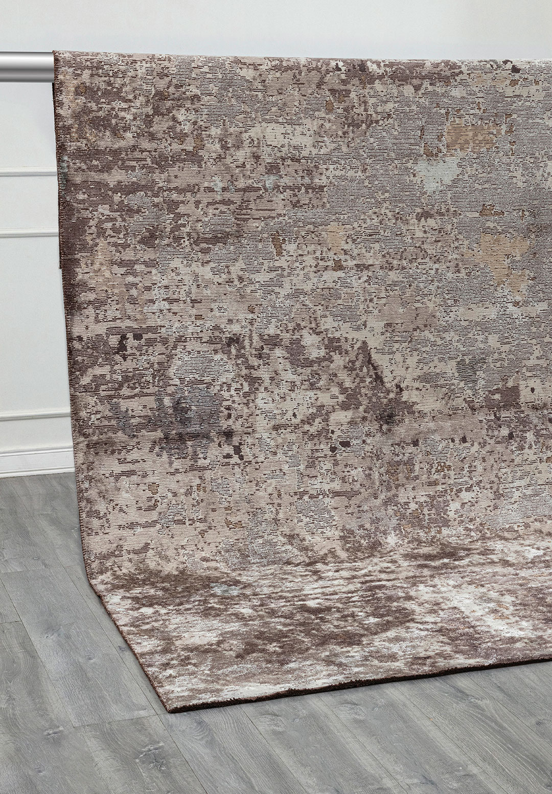 SERENITY LIGHT GREY - BEIGE - DARK GREY - DARK BEIGE - LIGHT GREY - ICE BLUE RUG - 4