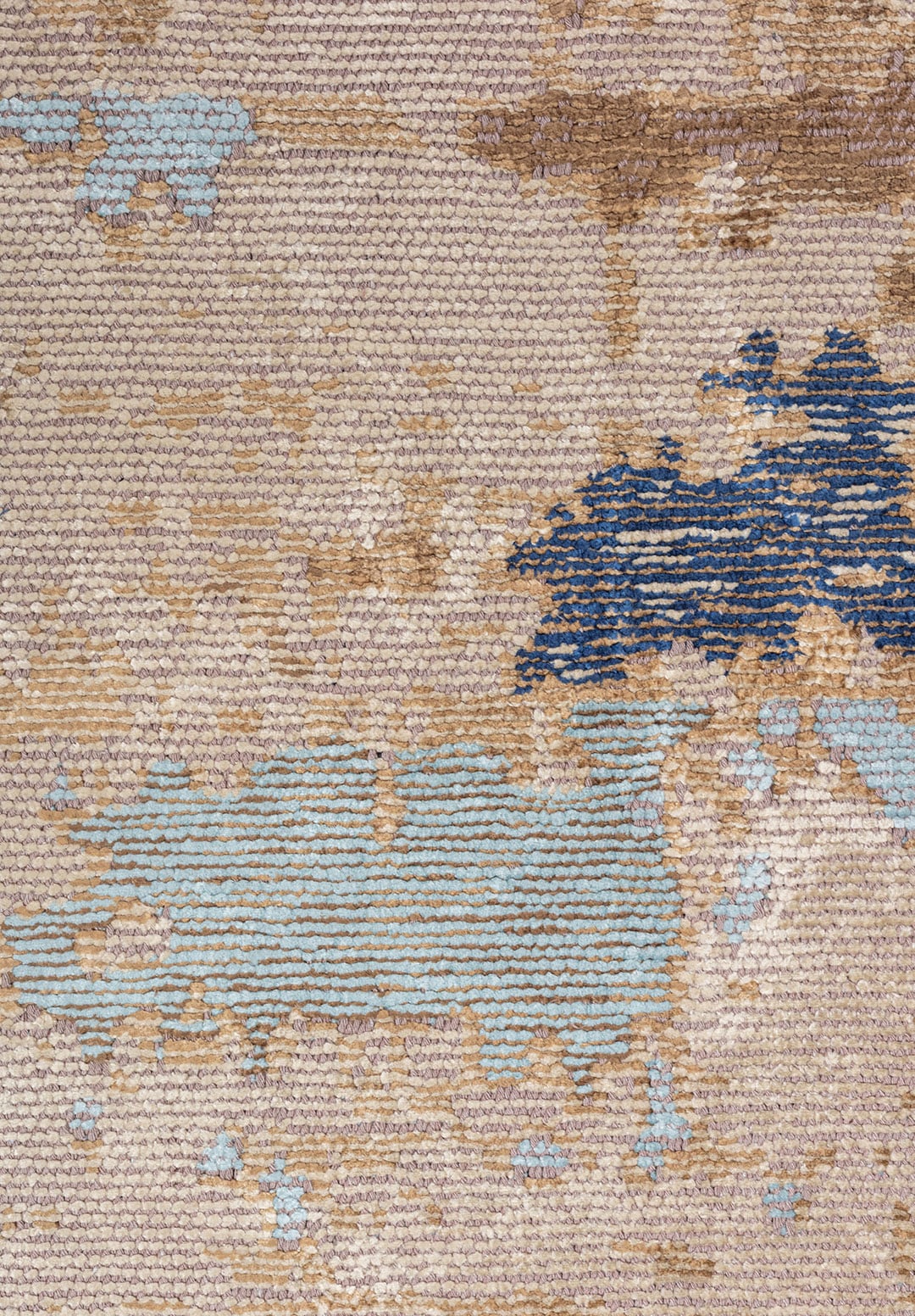 SERENITY CREAM - DARK BEIGE - MINK - ICE BLUE - BLUE - NAVY BLUE RUG - 5