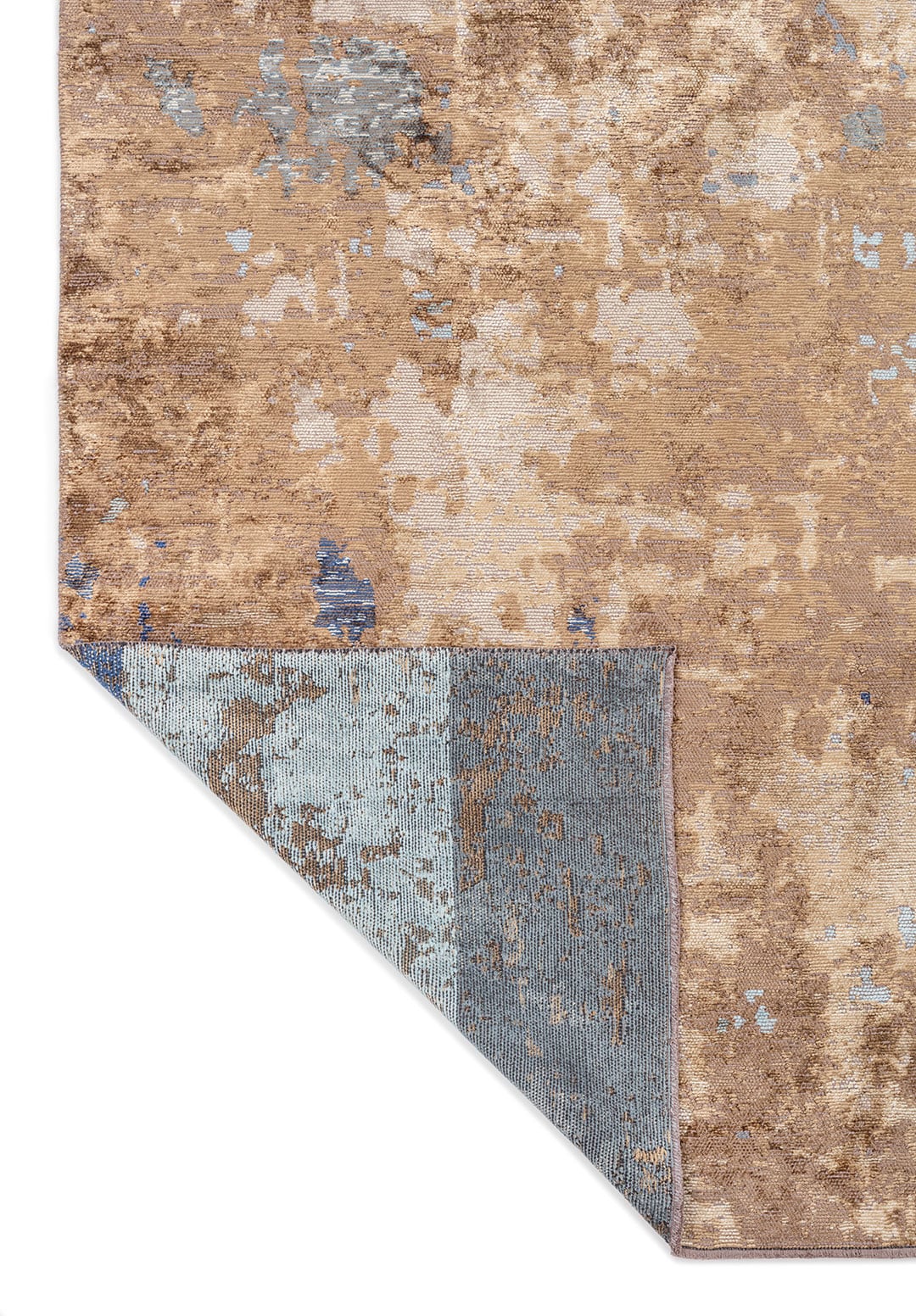 SERENITY CREAM - DARK BEIGE - MINK - ICE BLUE - BLUE - NAVY BLUE RUG - 3