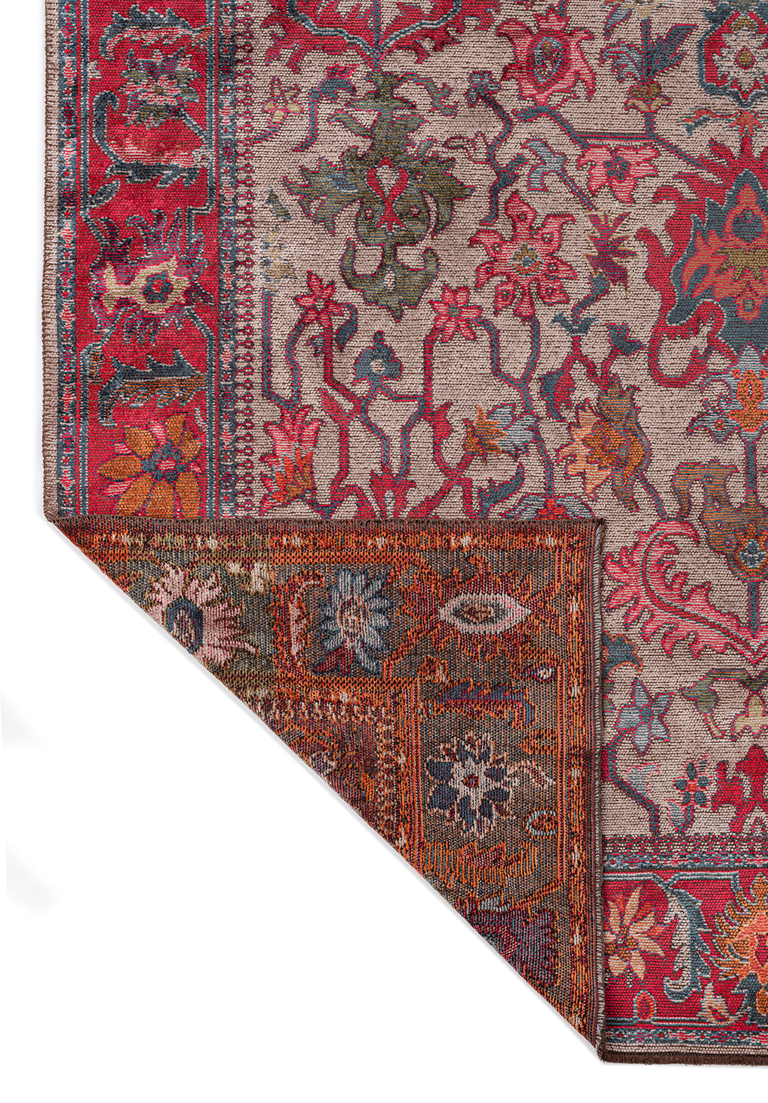 MAJESTY FUSCHIA - PETROL - TERRA - ICE BLUE - GREEN RUG - 3