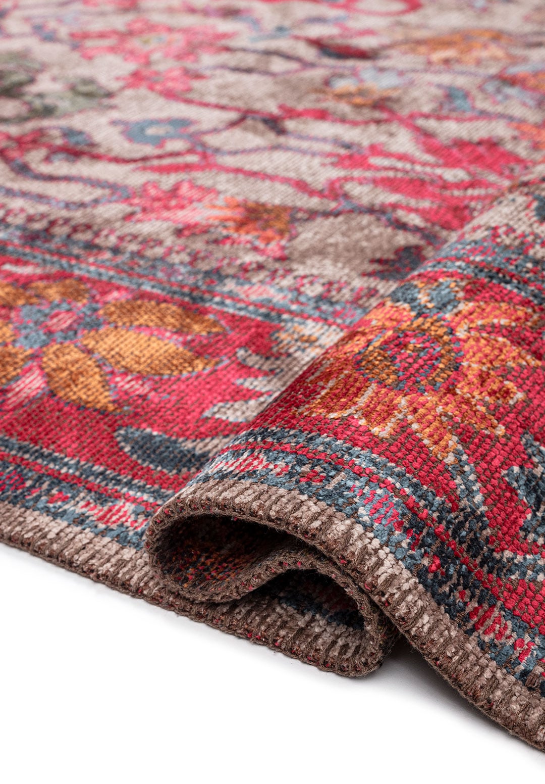 MAJESTY FUSCHIA - PETROL - TERRA - ICE BLUE - GREEN RUG - 2