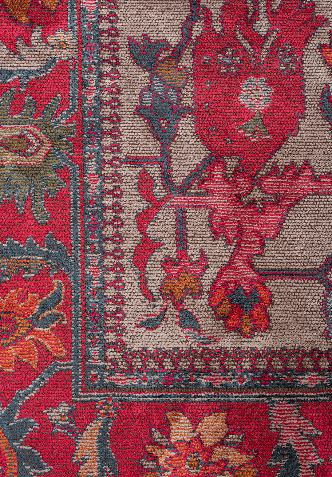 MAJESTY FUSCHIA - PETROL - TERRA - ICE BLUE - GREEN RUG - 5