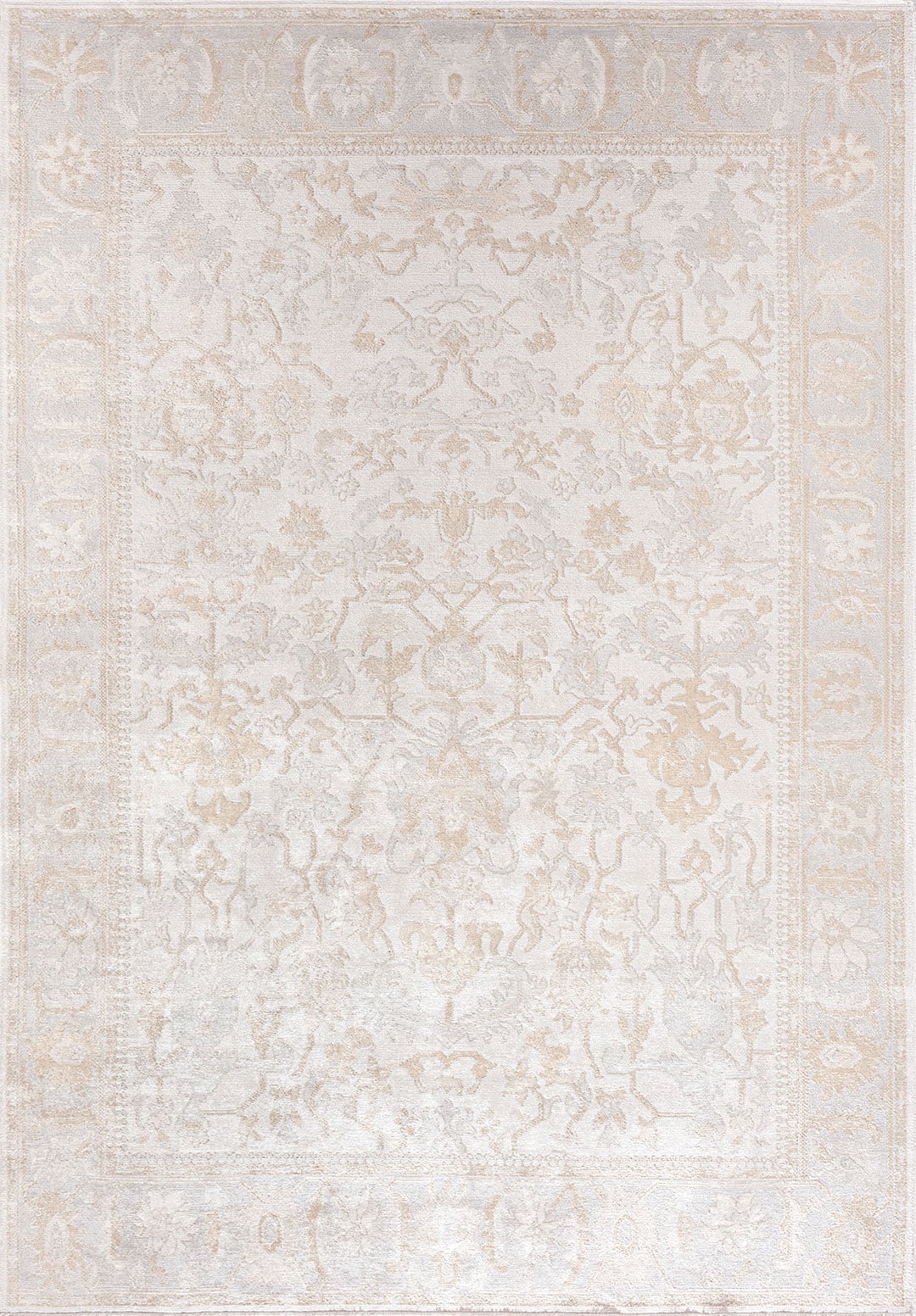 MAJESTY LIGHT GREY - BEIGE - LIGHT CREAM - ECRU - CREAM RUG