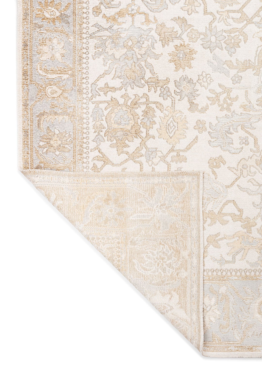 MAJESTY LIGHT GREY - BEIGE - LIGHT CREAM - ECRU - CREAM RUG - 3