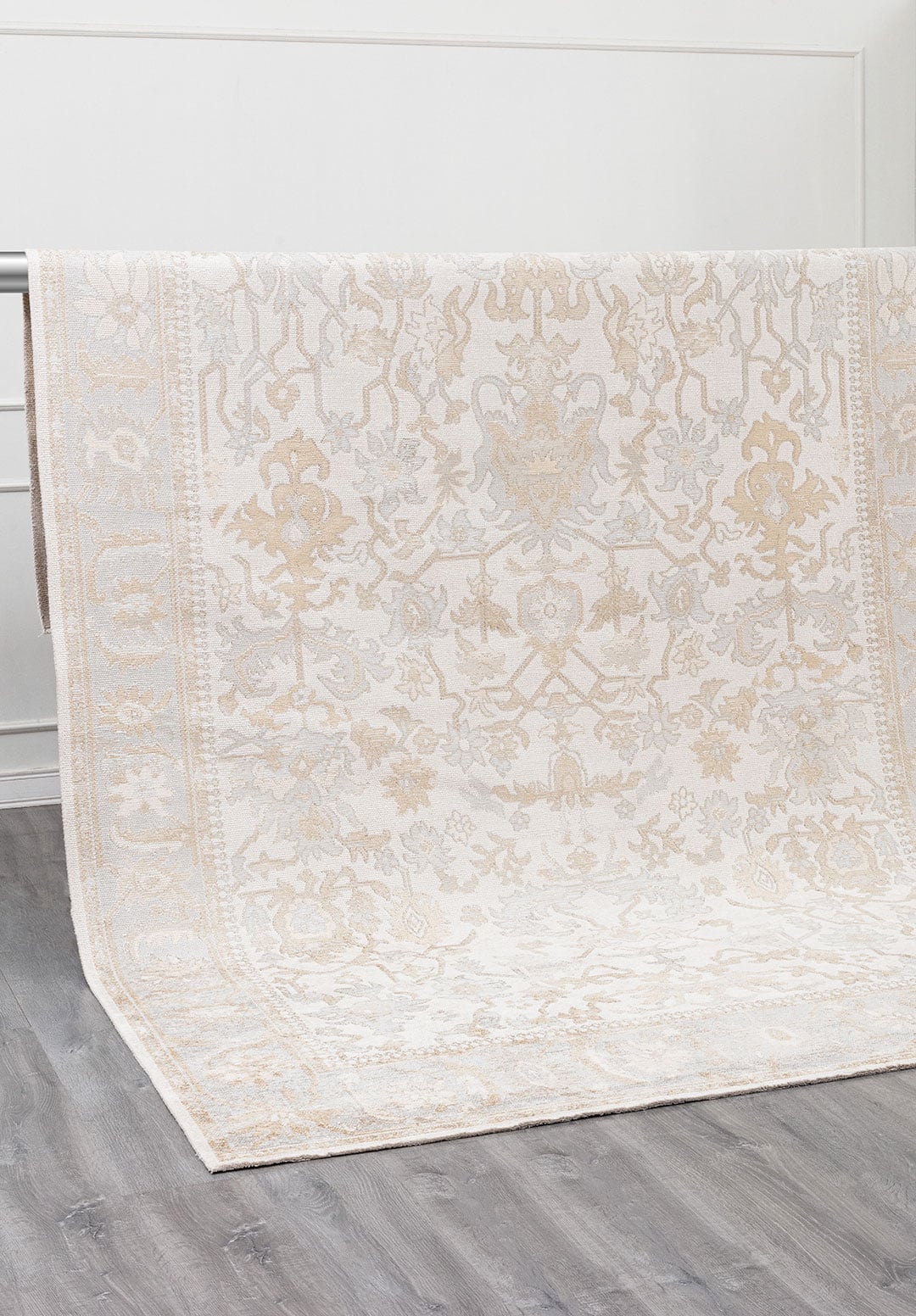 MAJESTY LIGHT GREY - BEIGE - LIGHT CREAM - ECRU - CREAM RUG - 4