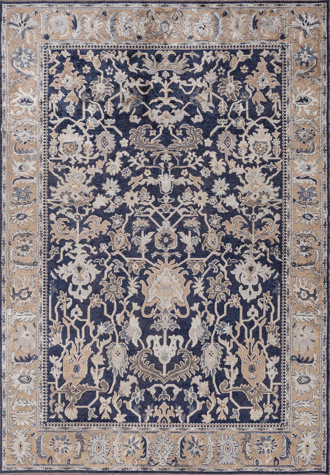 MAJESTY DARK BEIGE - LIGHT CREAM - LIGHT GREY - DARK NAVY - GREY RUG - 1