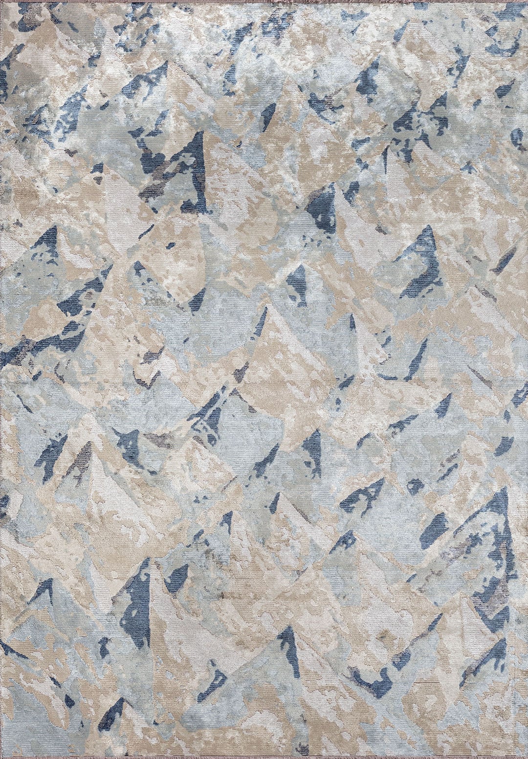 UTOPIA BONE - BEIGE - BLUE - DARK NAVY RUG - 1