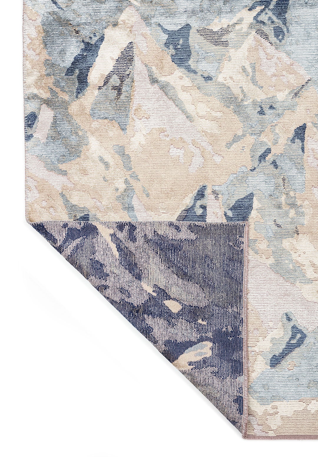 UTOPIA BONE - BEIGE - BLUE - DARK NAVY RUG - 3