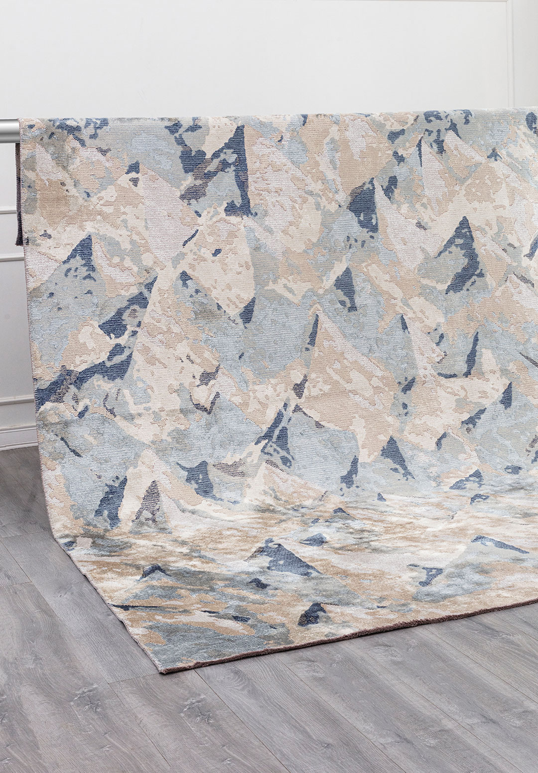 UTOPIA BONE - BEIGE - BLUE - DARK NAVY RUG - 4
