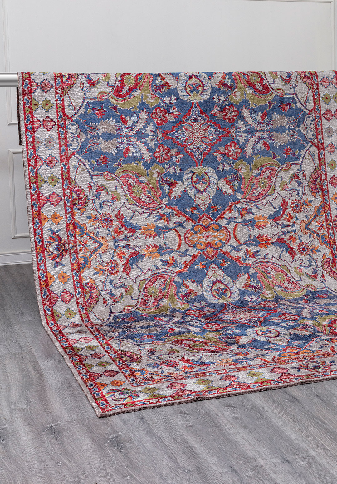 FORTRESS LIGHT GREY - GREEN - RED - NAVY BLUE - TERRA - DARK GREY RUG - 4