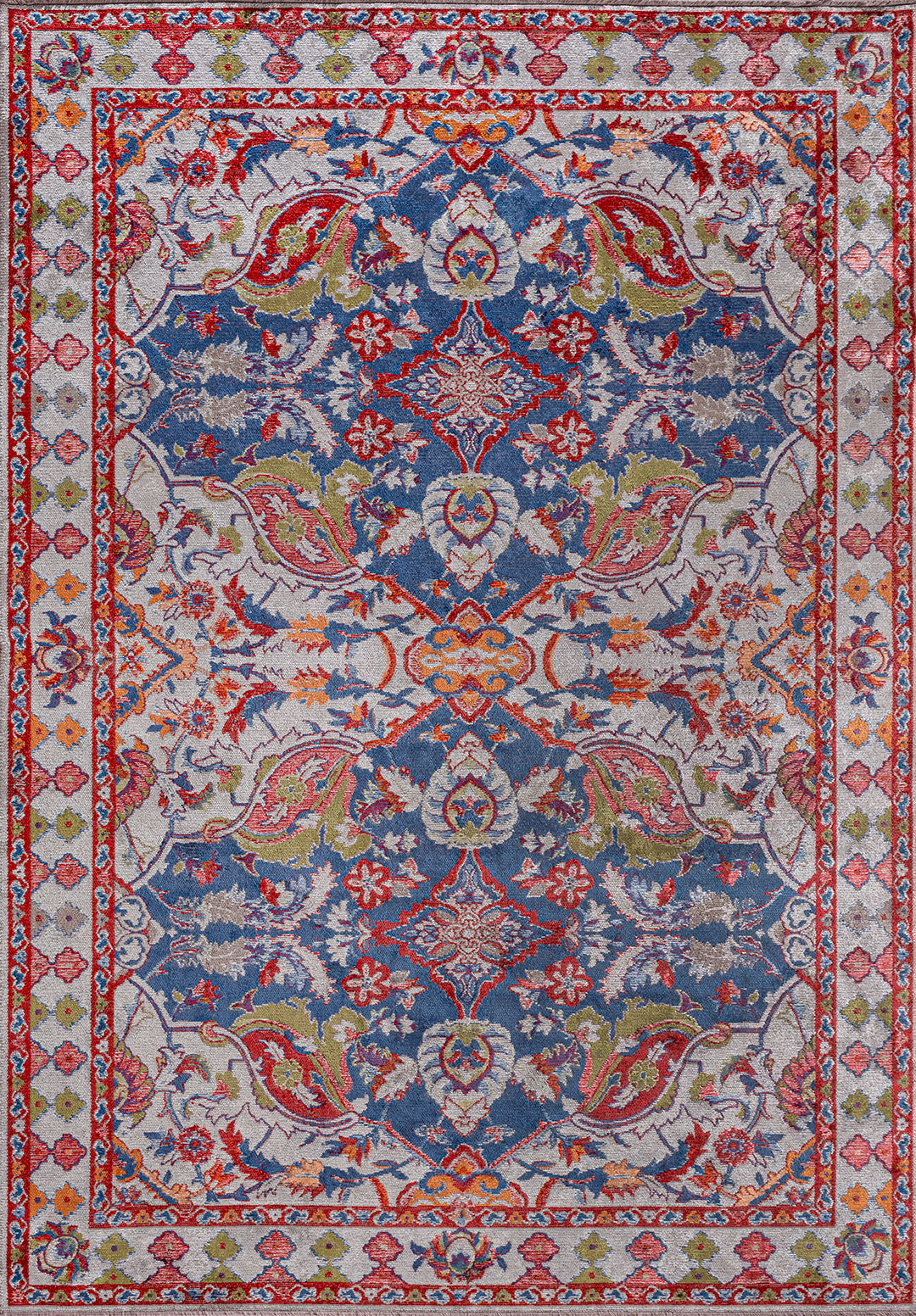 FORTRESS LIGHT GREY - GREEN - RED - NAVY BLUE - TERRA - DARK GREY RUG - 1