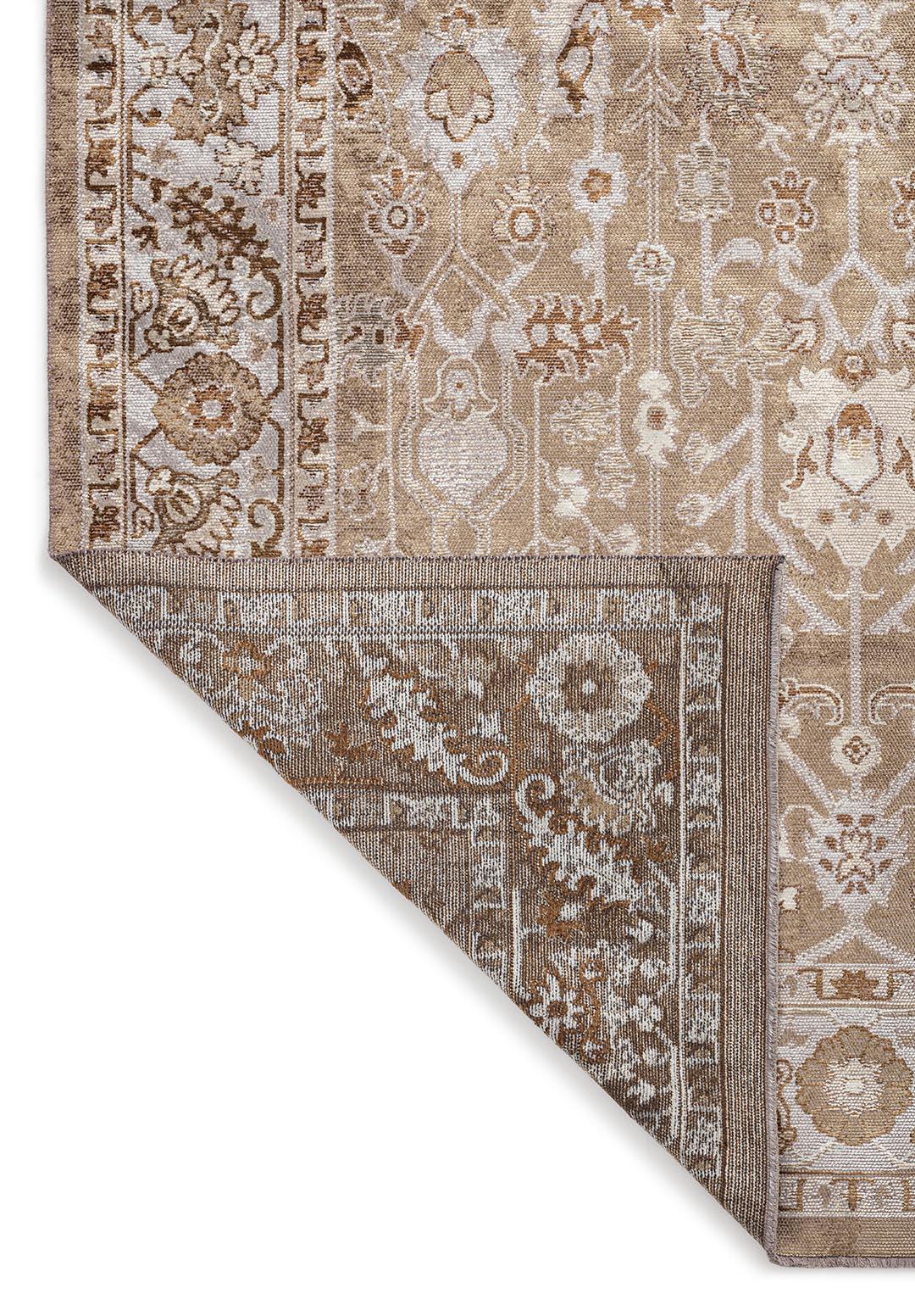 EPHESUS CREAM - LIGHT GREY - MINK - CACAO RUG - 3
