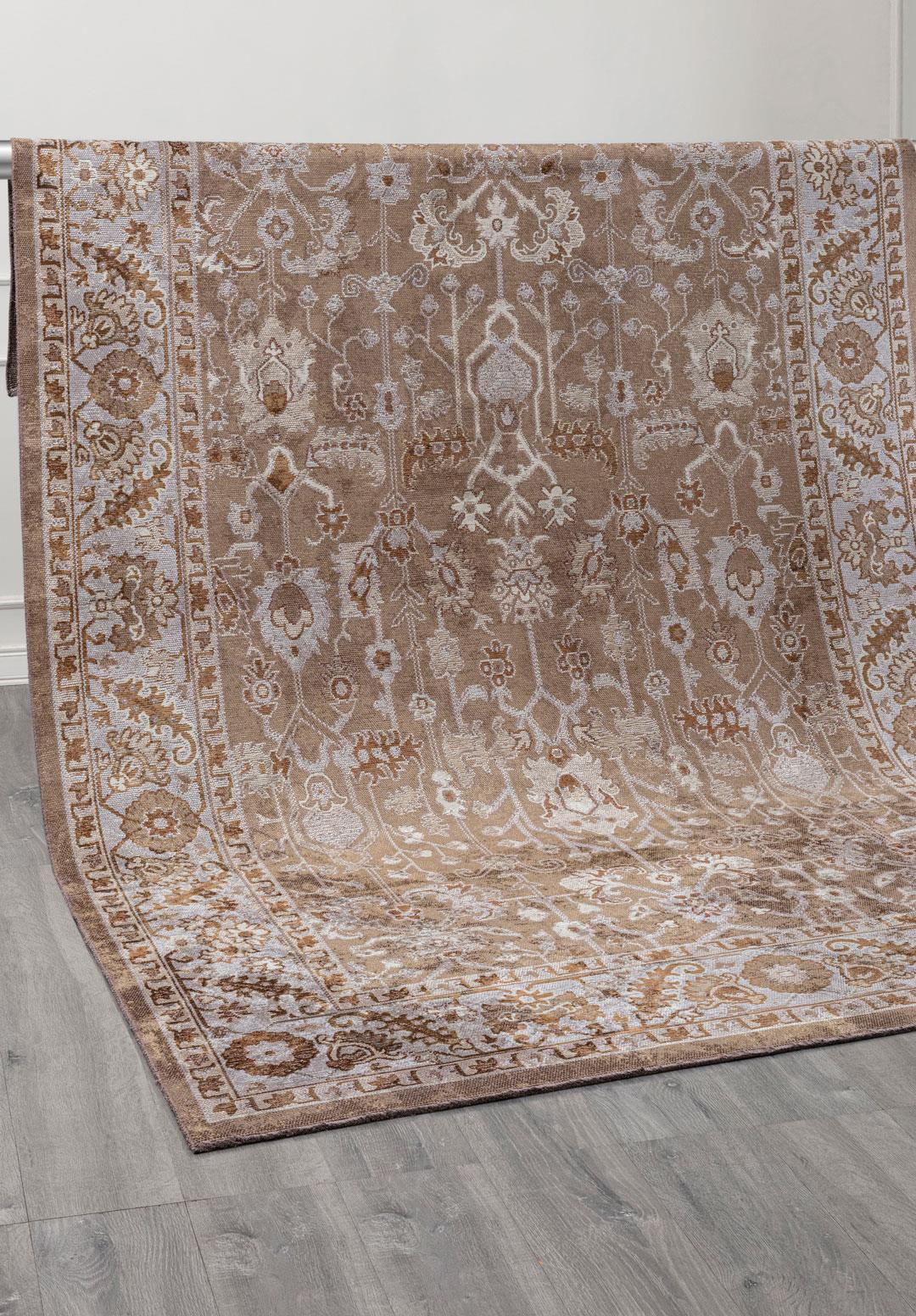 EPHESUS CREAM - LIGHT GREY - MINK - CACAO RUG - 4