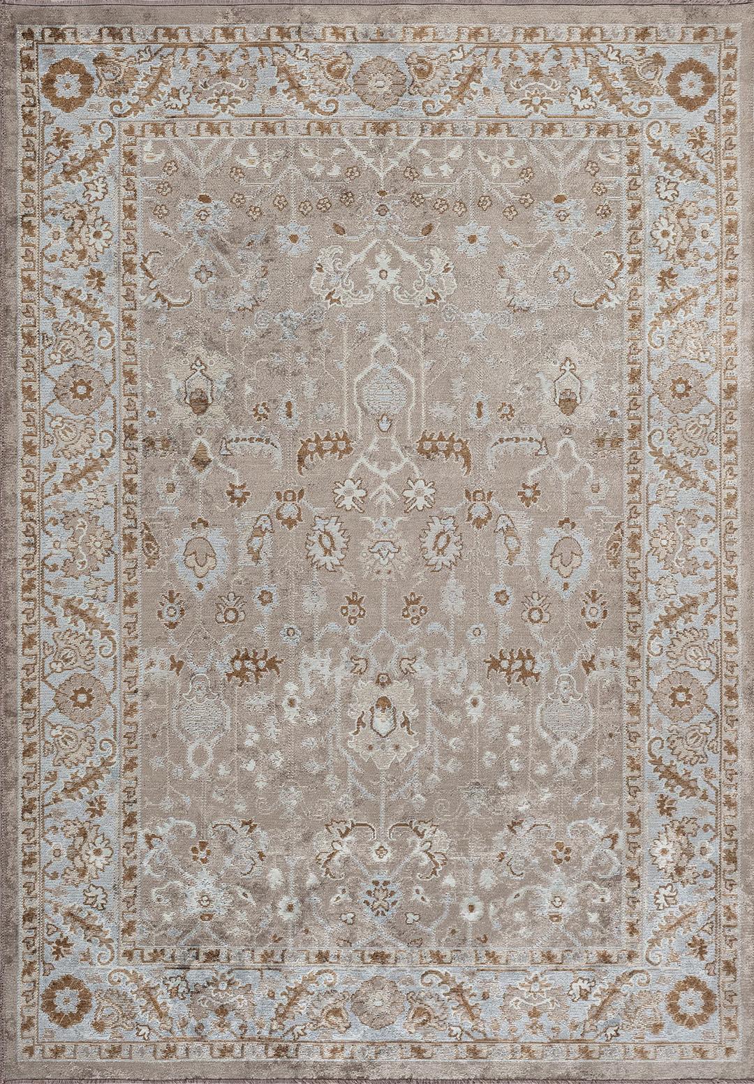 EPHESUS CREAM - ICE BLUE - NOUGAT - CACAO RUG - 1