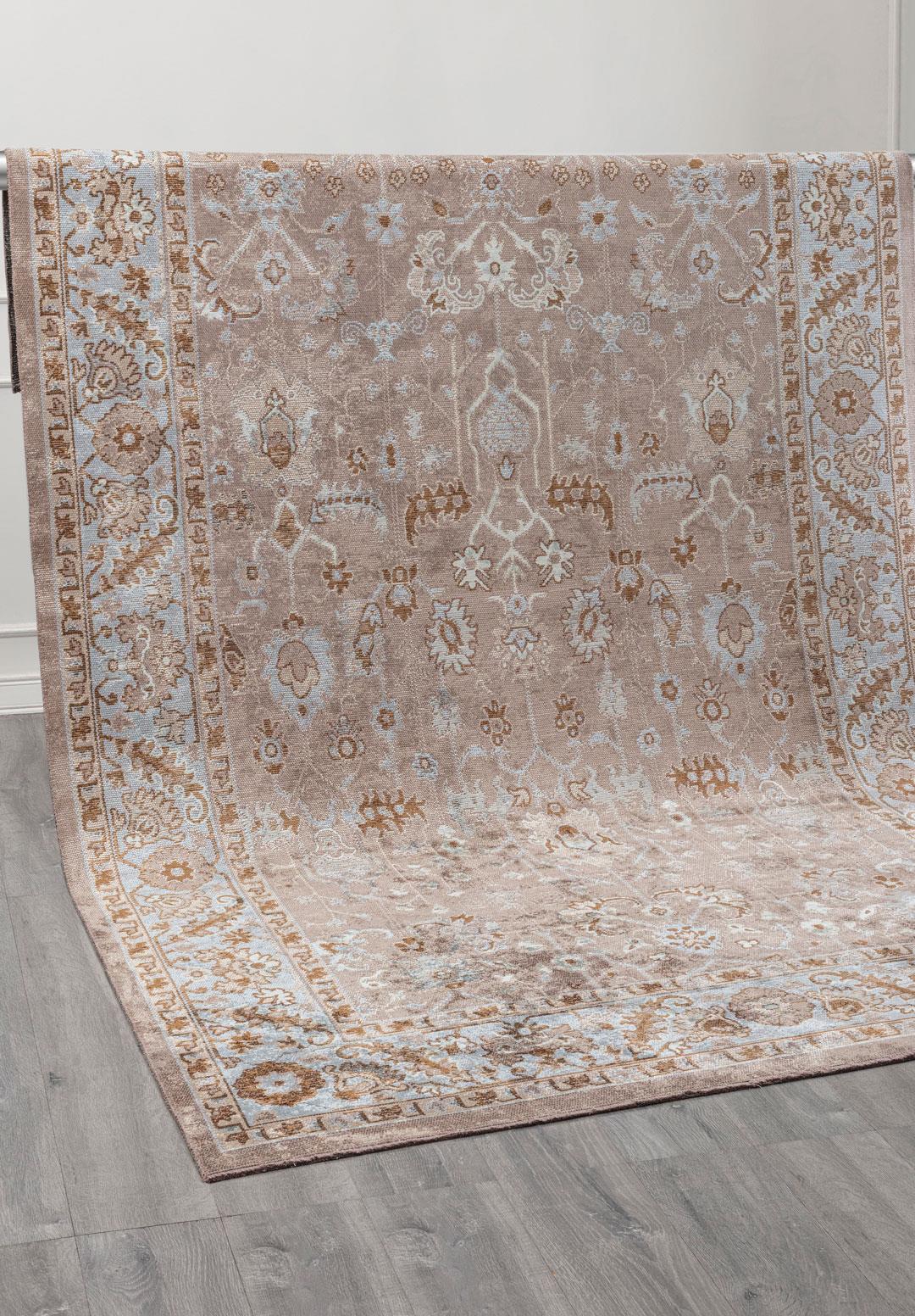 EPHESUS CREAM - ICE BLUE - NOUGAT - CACAO RUG - 4