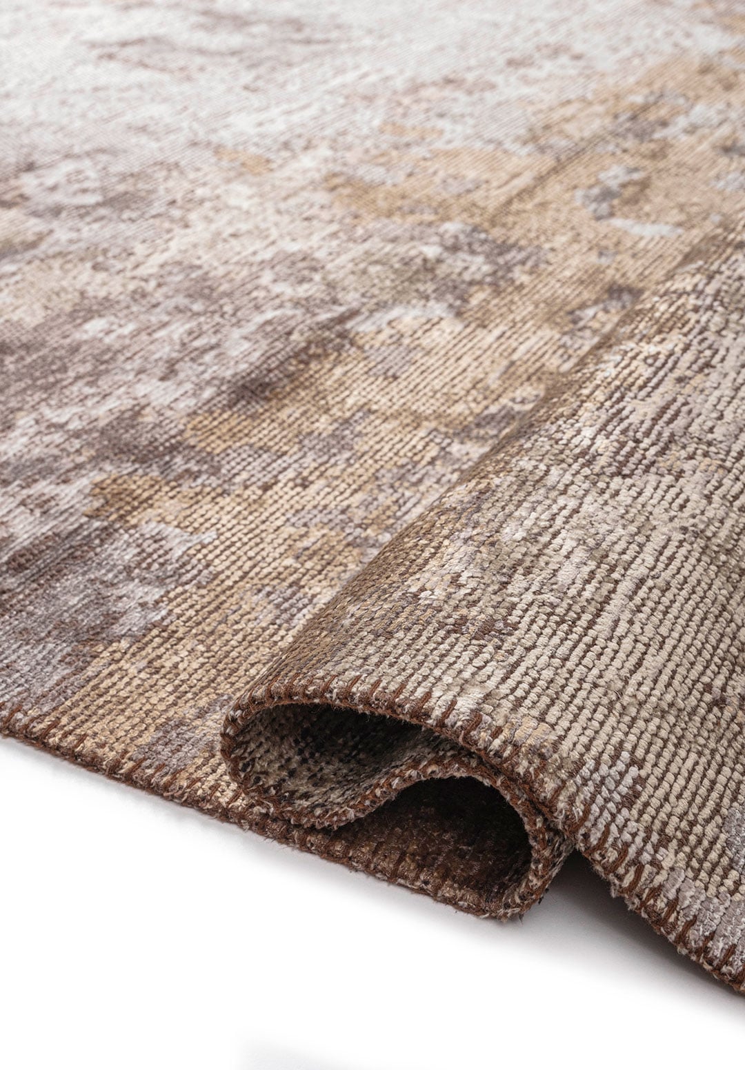 QUASAR LIGHT GREY - BEIGE - DARK BEIGE - DARK GREY RUG - 2