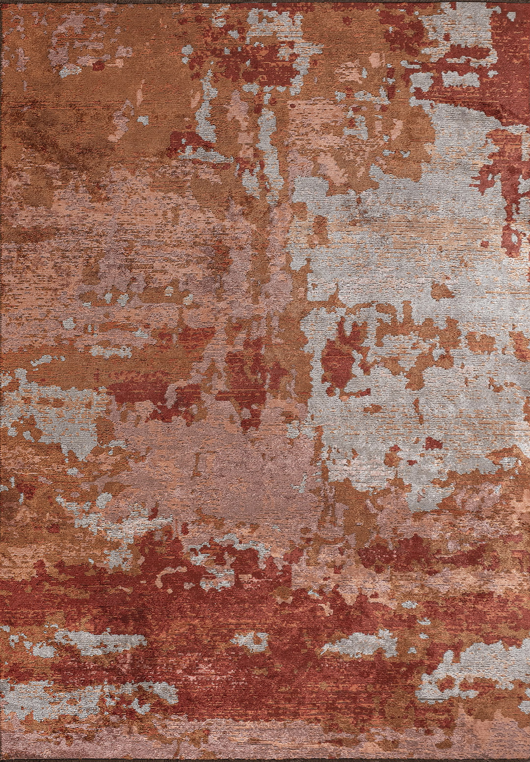 QUASAR LIGHT CORAL - LIGHT CREAM - DARK TERRA - TERRA RUG