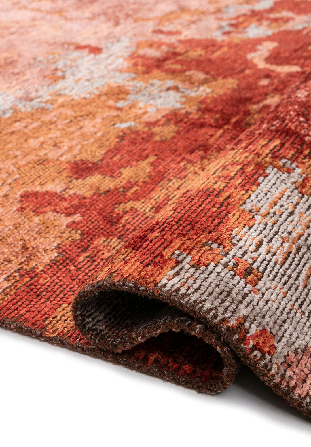 QUASAR LIGHT CORAL - LIGHT CREAM - DARK TERRA - TERRA RUG - 2