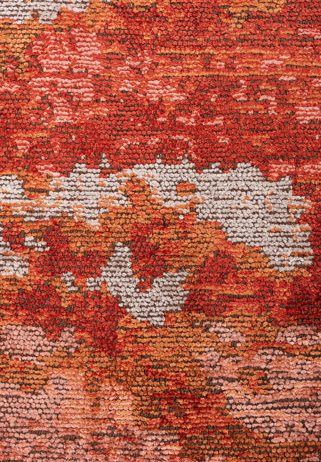 QUASAR LIGHT CORAL - LIGHT CREAM - DARK TERRA - TERRA RUG - 5