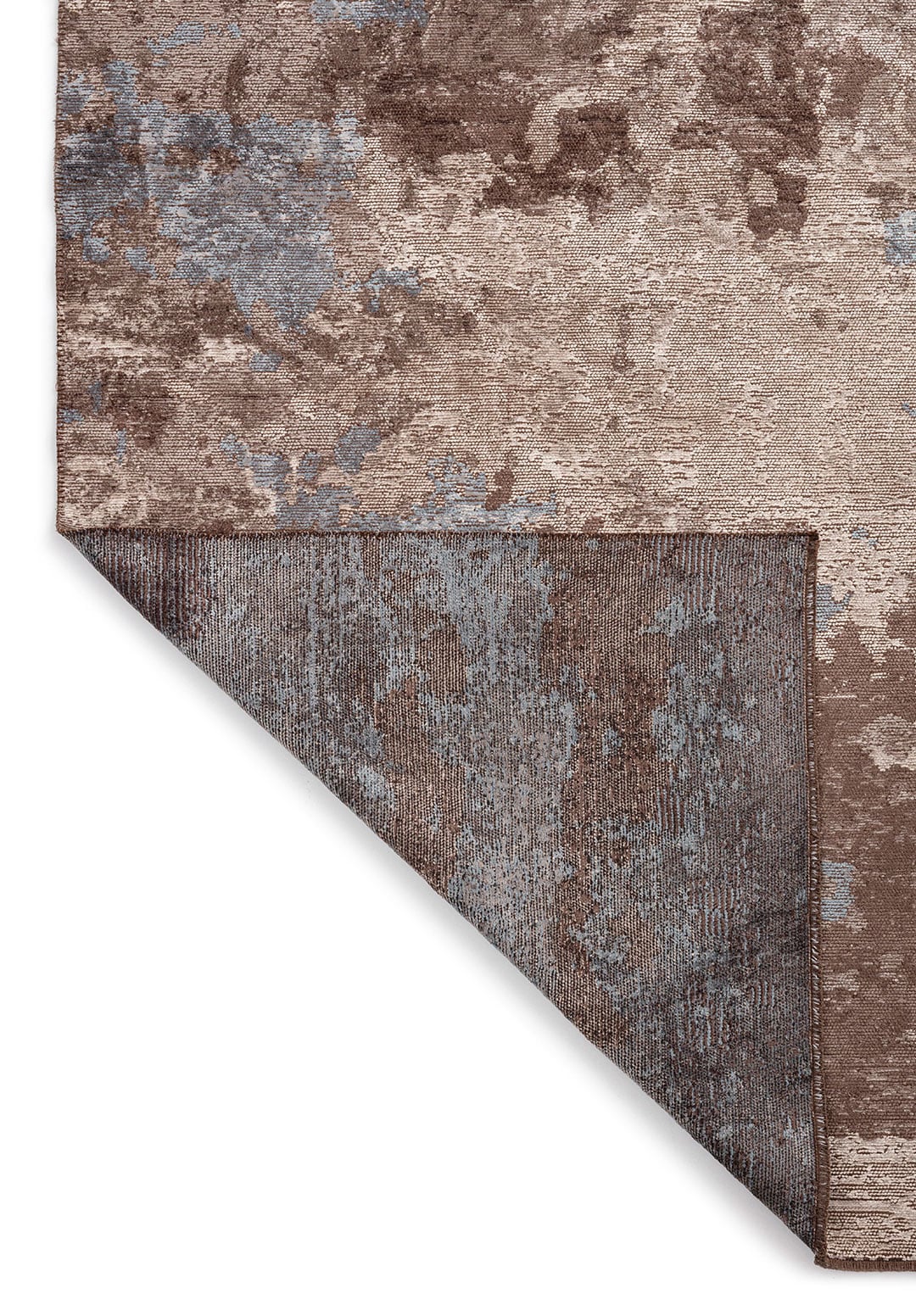 QUASAR STONE - BLUE - DARK MINK - DARK GREY RUG - 3
