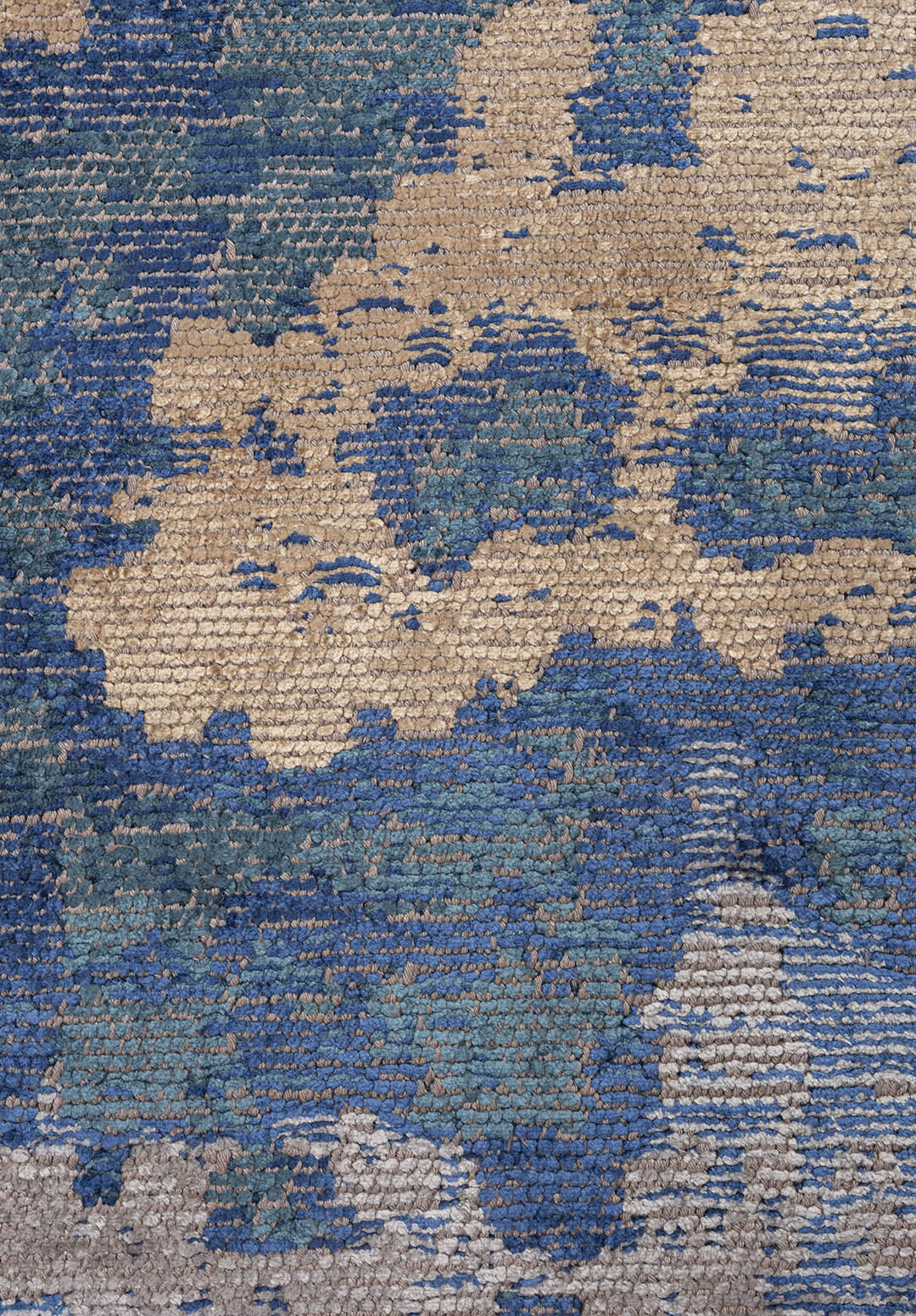 QUASAR GREY - DARK BEIGE - PETROL - NAVY BLUE RUG - 5