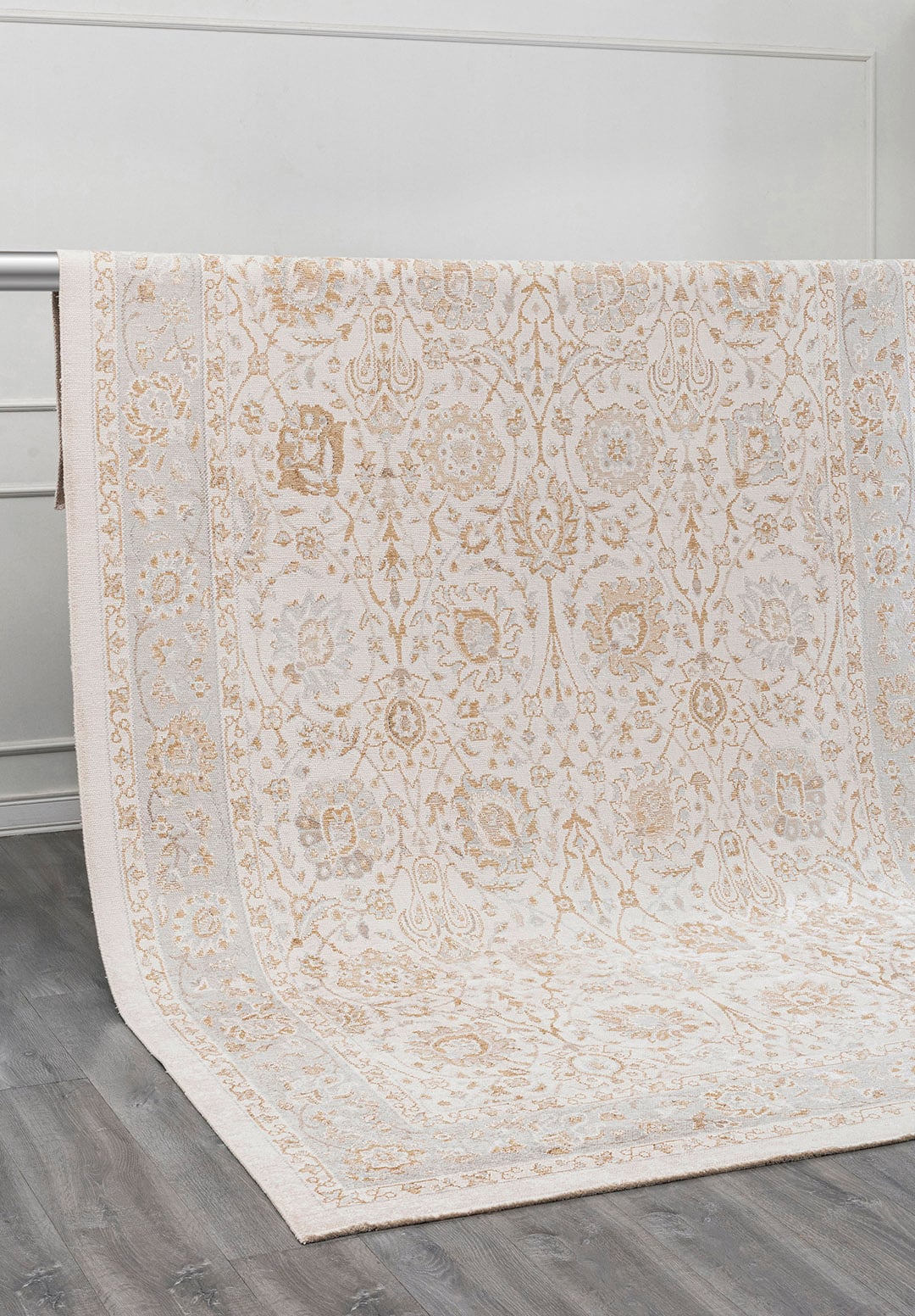 DAHLIA ECRU - DARK BEIGE - BEIGE - LIGHT GREY RUG - 4