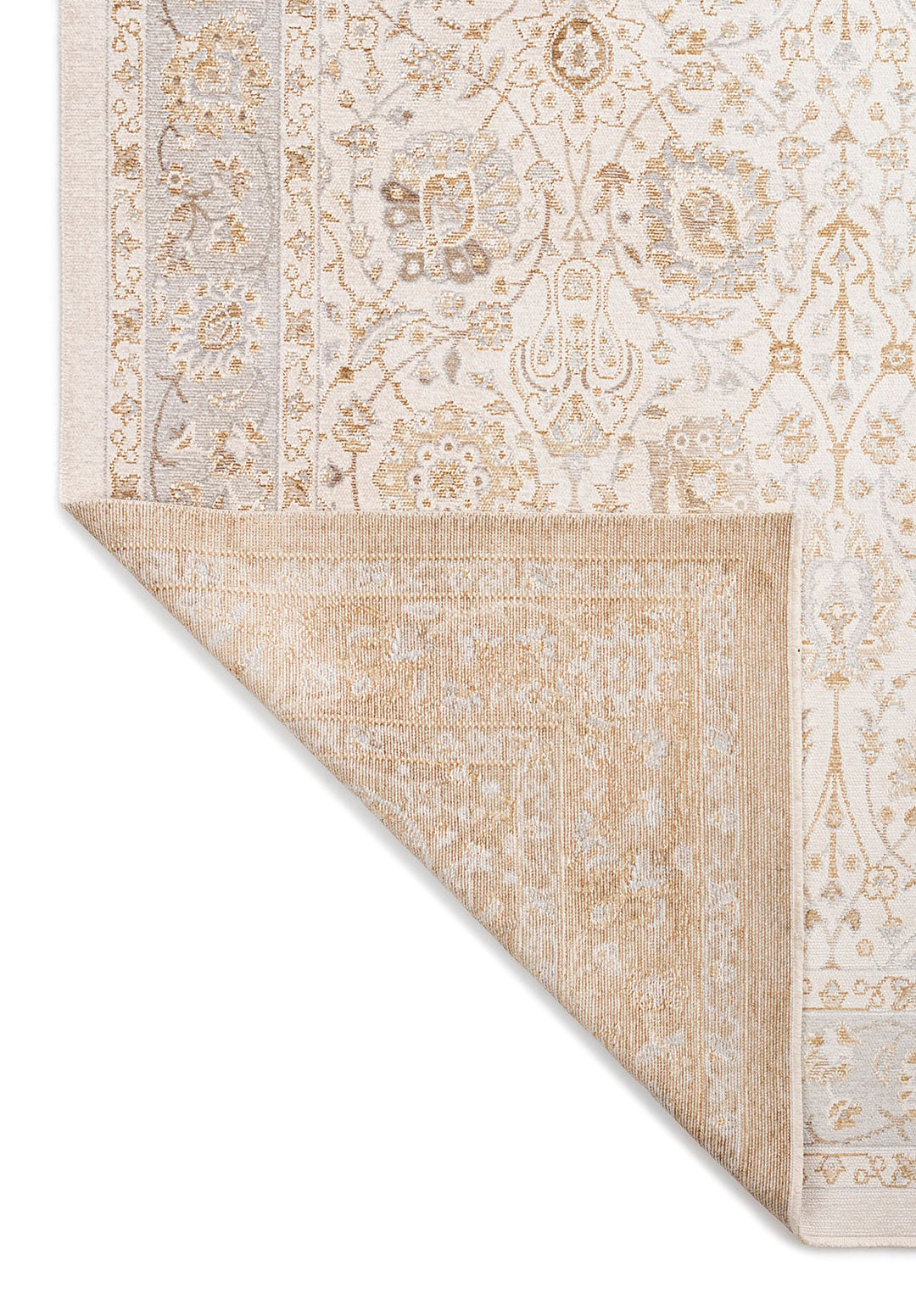 DAHLIA ECRU - DARK BEIGE - BEIGE - LIGHT GREY RUG - 3