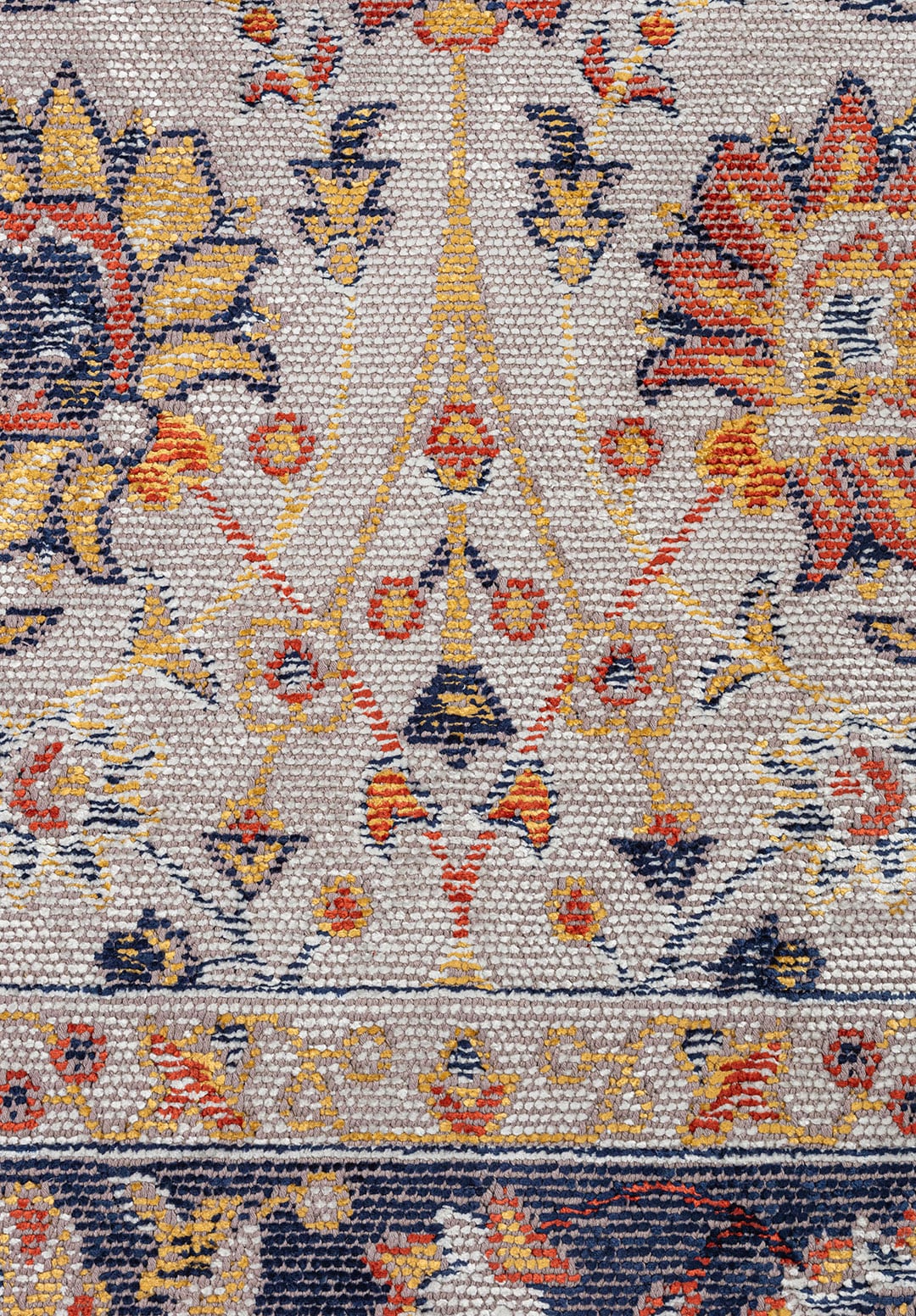 DAHLIA BONE - GOLD - DARK TERRA - DARK NAVY RUG - 5