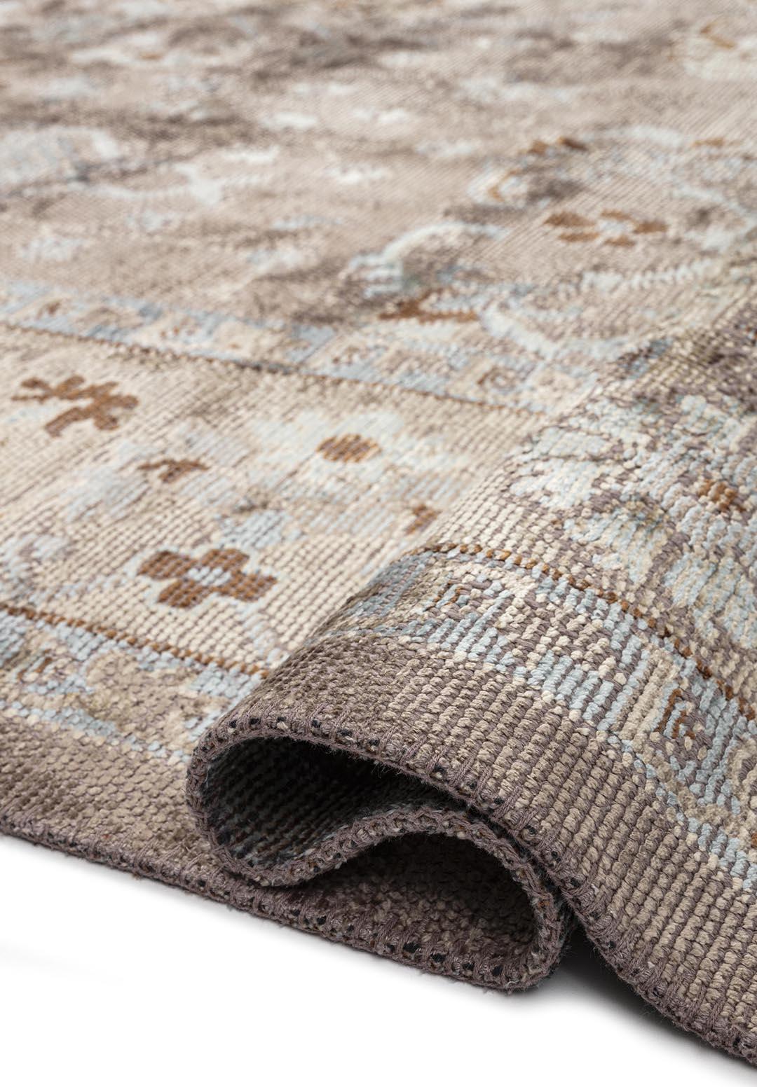 EPHESUS CREAM - ICE BLUE - NOUGAT - CACAO RUG - 2