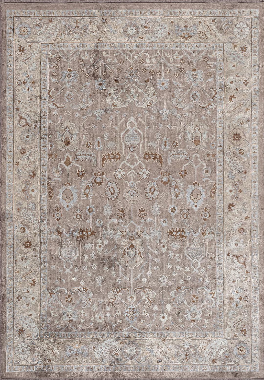 EPHESUS CREAM - ICE BLUE - NOUGAT - CACAO RUG - 1
