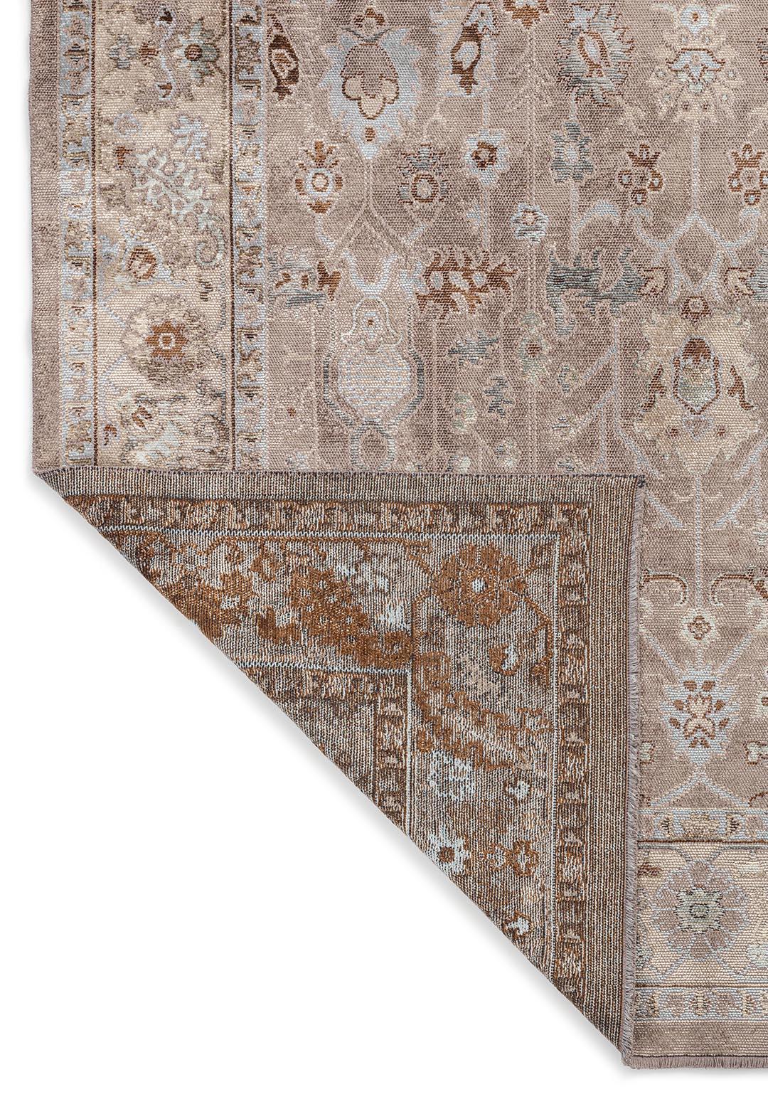 EPHESUS CREAM - ICE BLUE - NOUGAT - CACAO RUG - 3