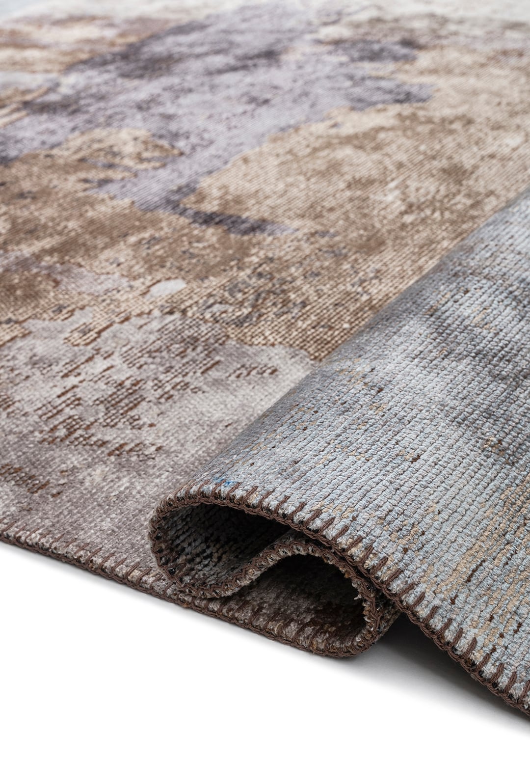 LUSH LIGHT GREY - GREY - BLUE - BEIGE - CHARCOAL - ICE BLUE RUG - 2