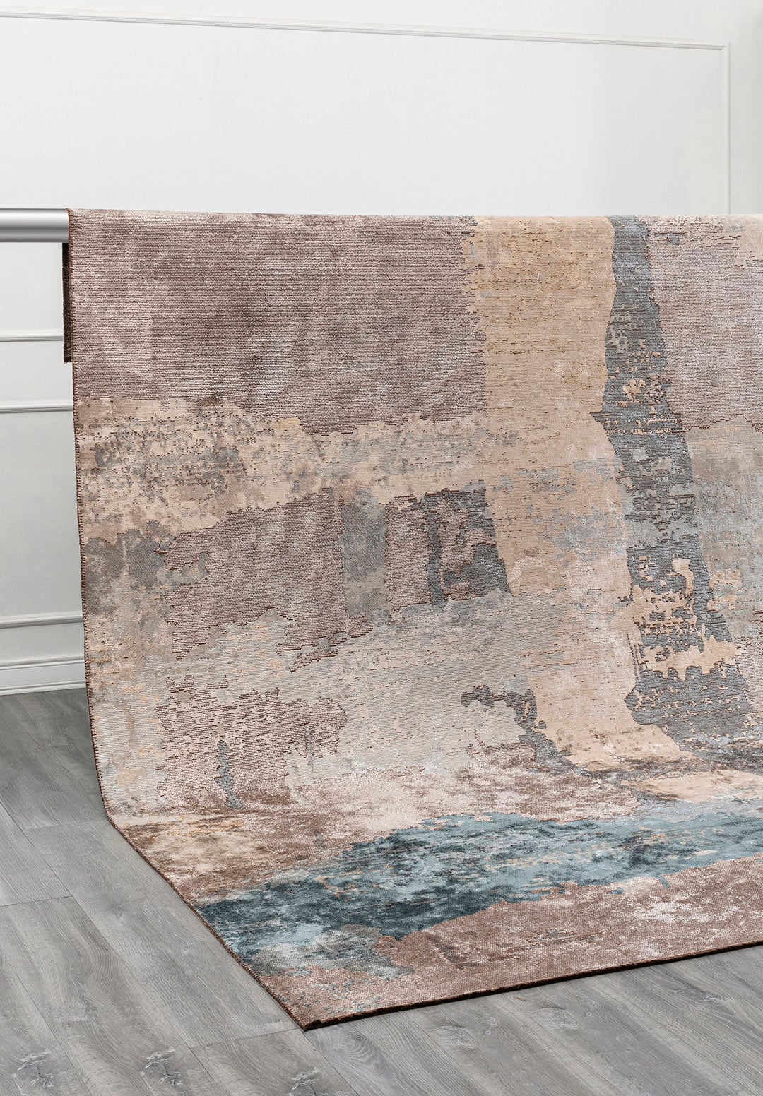 LUSH BLUE - DARK BEIGE - BEIGE - LIGHT GREY - LIGHT CREAM - PETROL RUG - 4