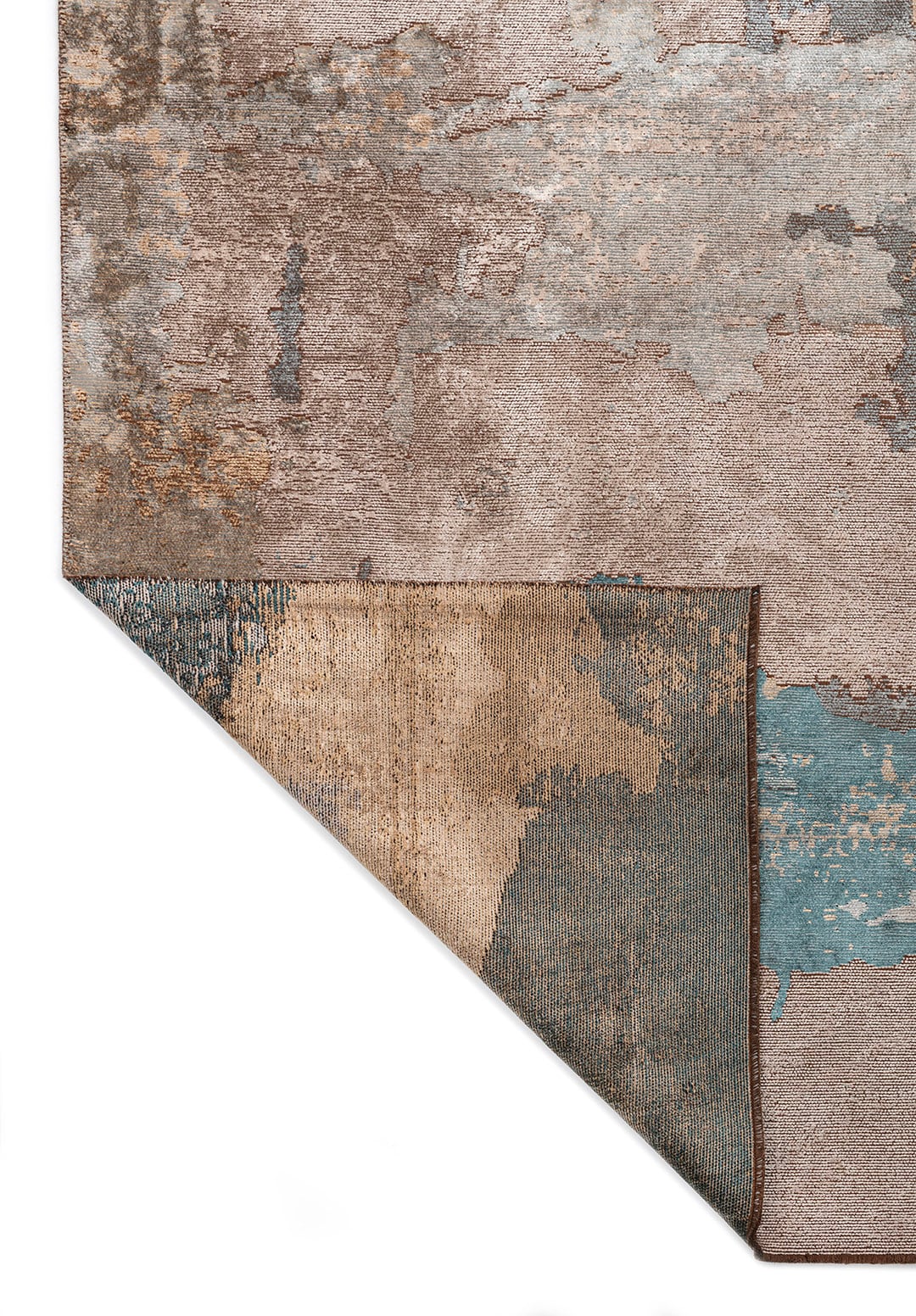 LUSH BLUE - DARK BEIGE - BEIGE - LIGHT GREY - LIGHT CREAM - PETROL RUG - 3