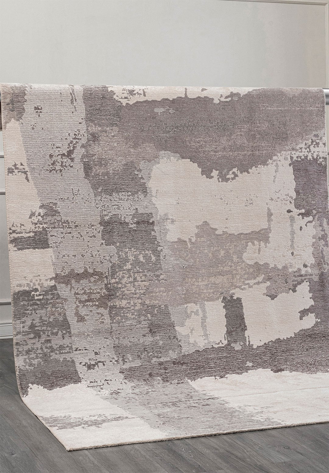 LUSH LIGHT GREY - GREY - DARK GREY - ECRU - LIGHT CREAM - STONE RUG - 4