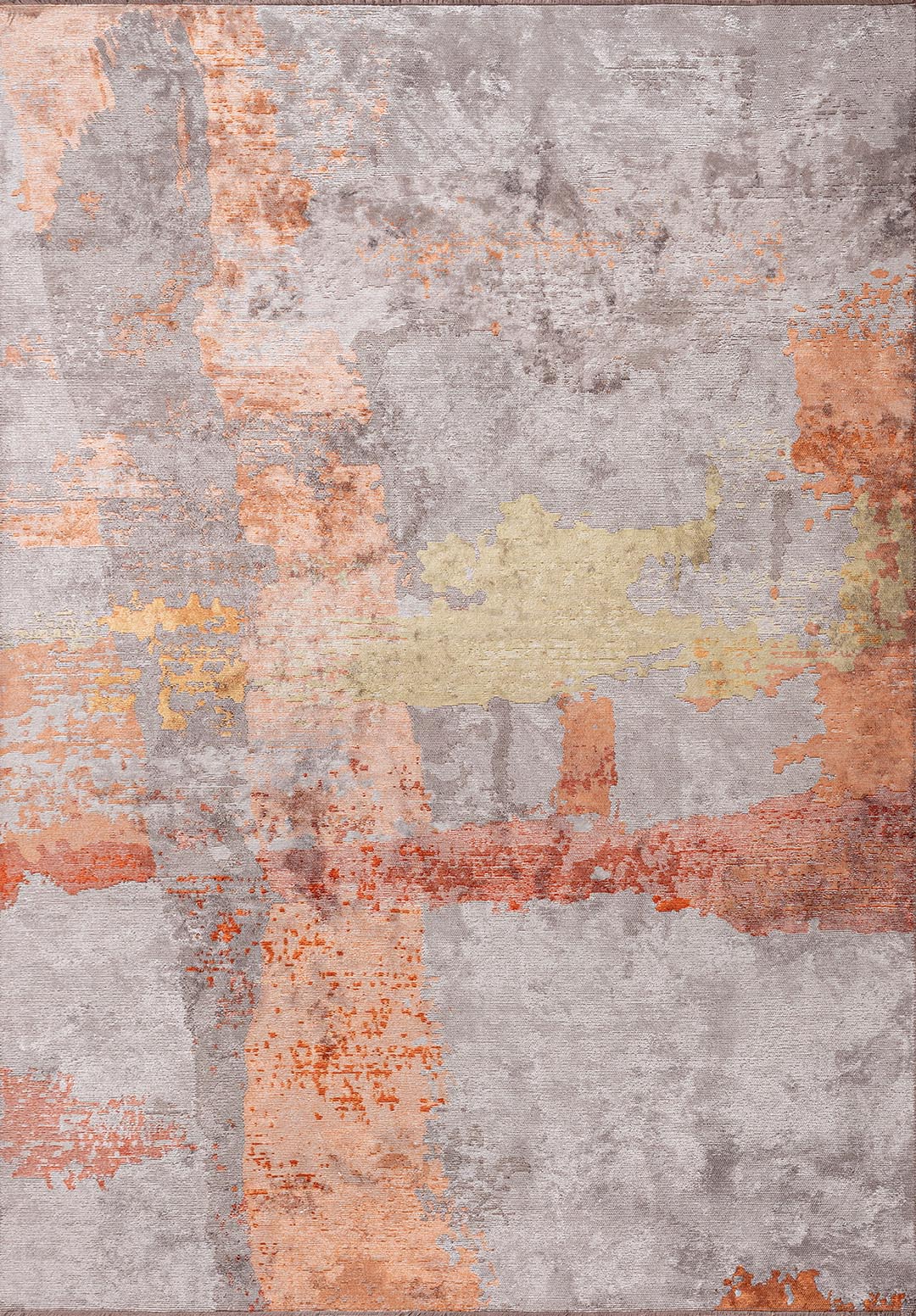 LUSH GREY - TERRA - RUST - LIGHT GREY - OLIVE GREEN - DARK GREY RUG - 1