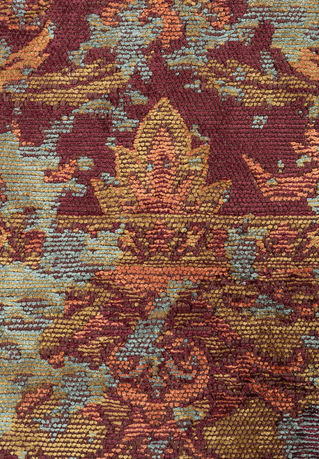 EXCELSIOR KIWI - TERRA - CHERRY - TURQUOISE RUG - 5
