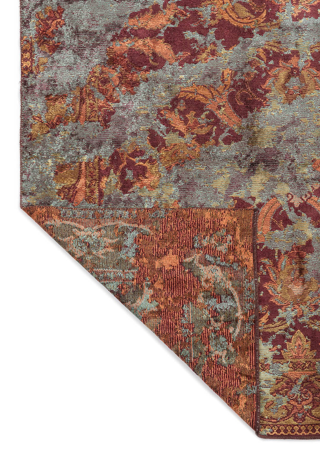 EXCELSIOR KIWI - TERRA - CHERRY - TURQUOISE RUG - 3