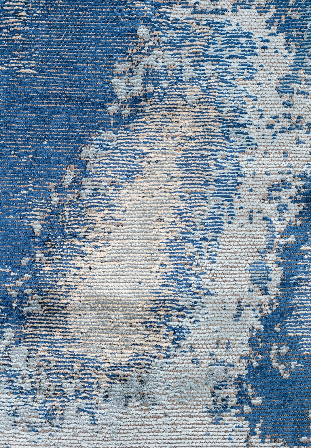 MIST LIGHT CREAM - ICE BLUE - BLUE - NAVY BLUE RUG - 5