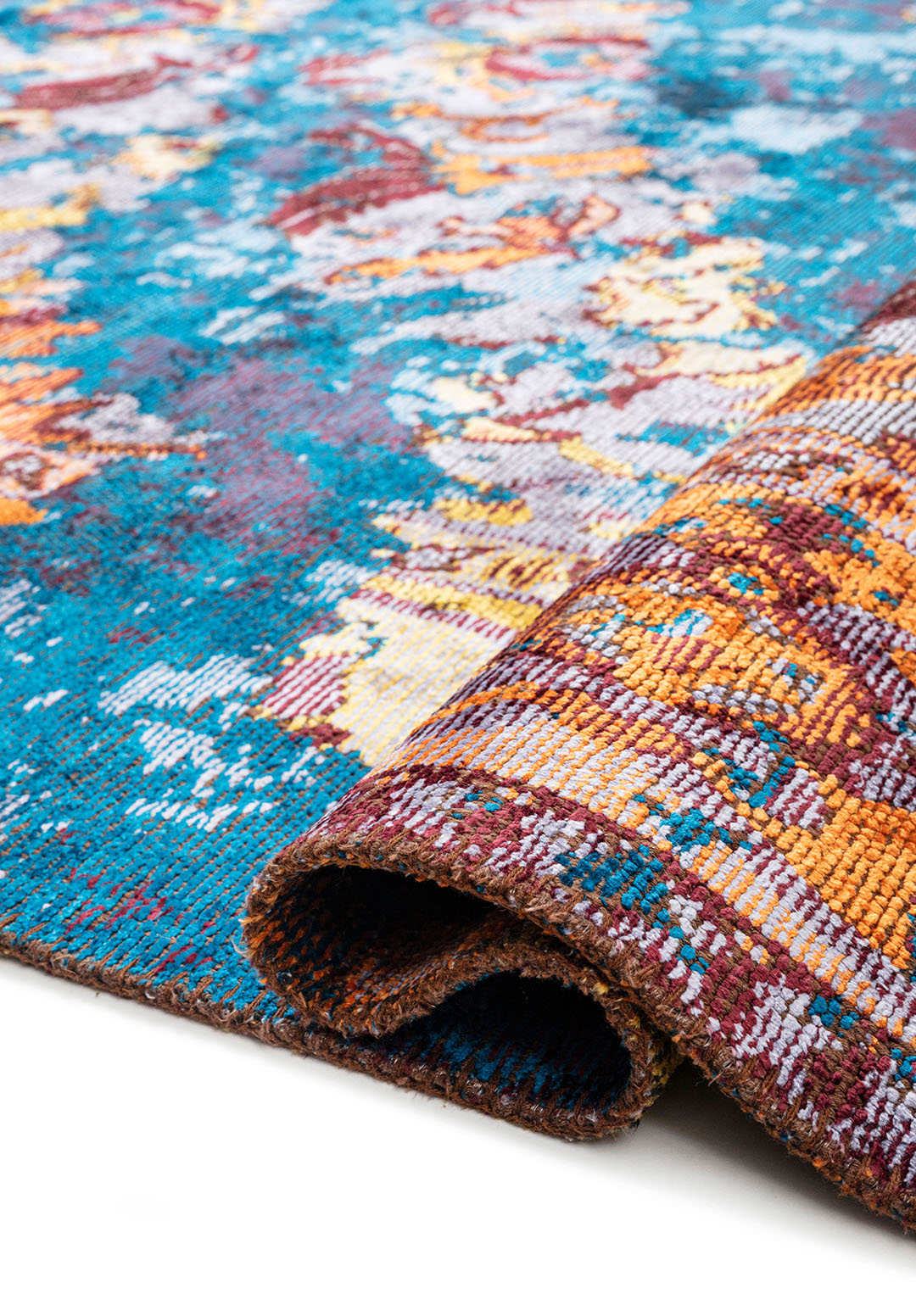 EXCELSIOR LILAC - ORANGE - CHERRY - CYAN - YELLOW RUG - 2