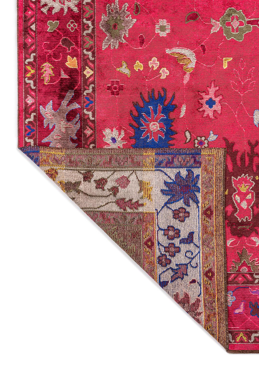 VIVIENNE FUSCHIA - CHERRY - SAX BLUE - LIGHT CREAM - KHAKI - YELLOW RUG - 3