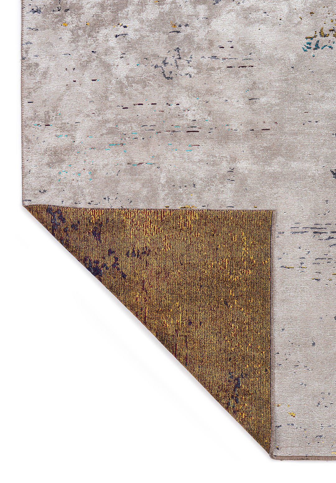 FROST LIGHT GREY - YELLOW - CHERRY - DARK NAVY - TURQUOISE RUG - 3