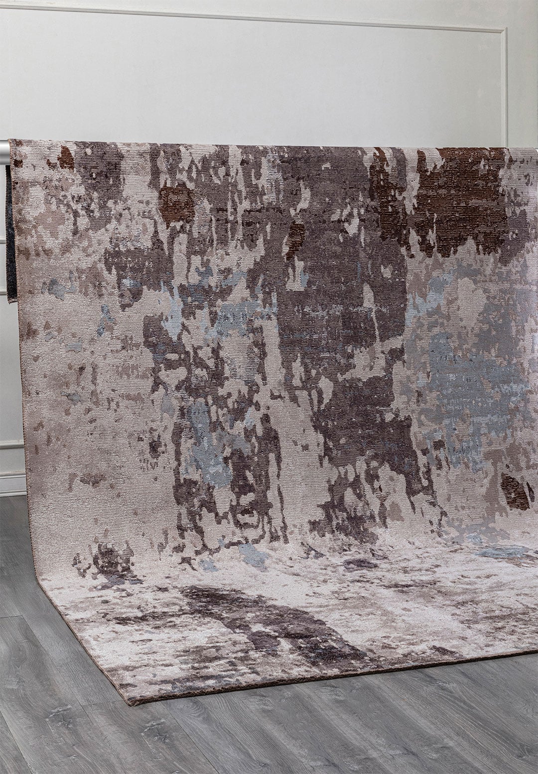 BLAST LIGHT GREY - BLUE - DARK GREY - CHARCOAL - DARK BROWN RUG - 4