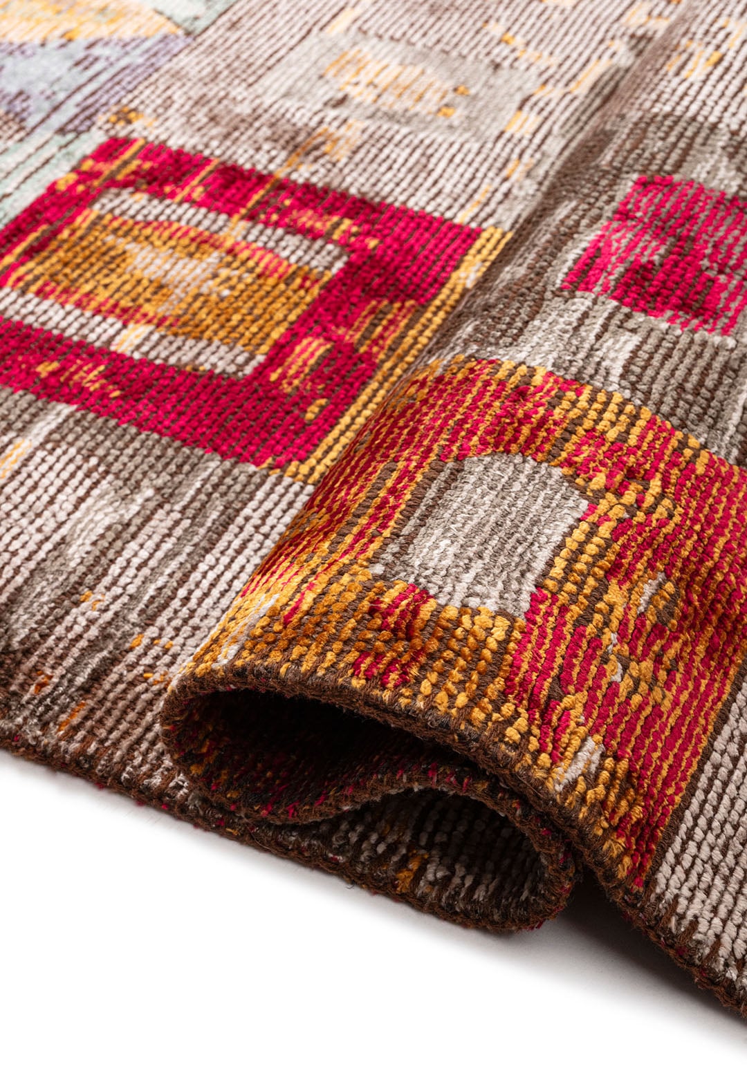 VISTA LIGHT CREAM - RIVER GREEN - MUSTARD - KHAKI - MAGENTA - LILAC RUG - 2