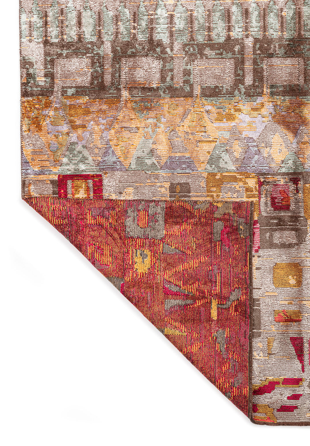 VISTA LIGHT CREAM - RIVER GREEN - MUSTARD - KHAKI - MAGENTA - LILAC RUG - 3