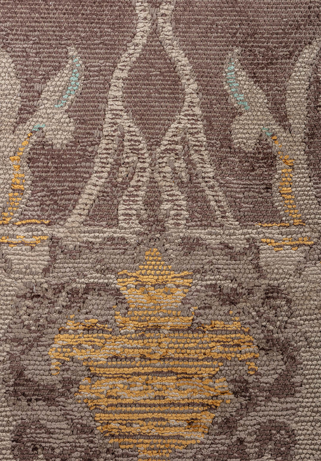 BARON BEIGE - NOUGAT - GOLD - DARK MINK - RIVER GREEN RUG - 5