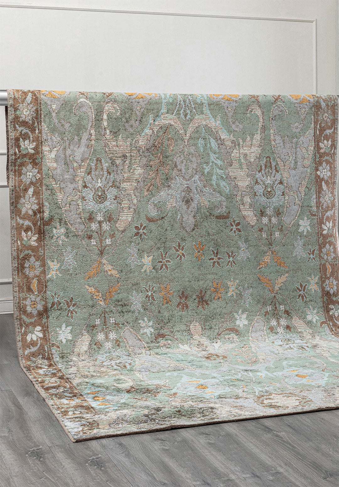 BARON ICE BLUE - MINK - CREAM - RIVER GREEN - GOLD RUG - 4