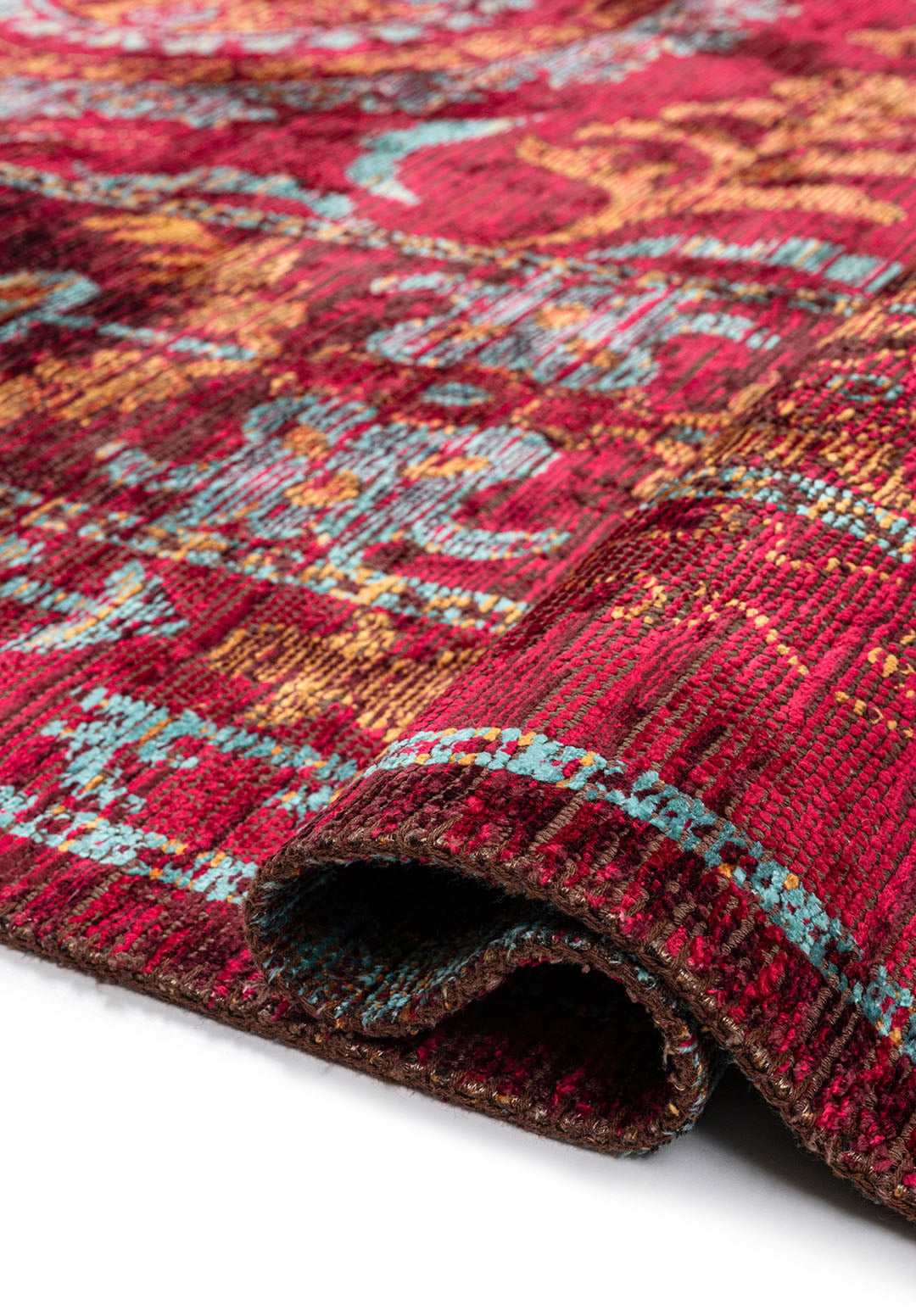 PALACE MUSTARD - TURQUOISE - MAGENTA - CHERRY RUG - 2